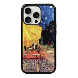 
Famous Art Case for iPhone 15 Pro Max – Hybrid – (Van Gogh – Café Terrace at Night) 