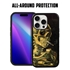 Famous Art Case for iPhone 15 Pro Max – Hybrid – (Van Gogh – Skull with Burning Cigarette) 
