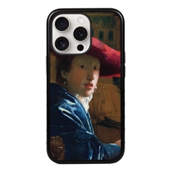 
Famous Art Case for iPhone 15 Pro Max – Hybrid – (Vermeer – Girl with Red Hat) 