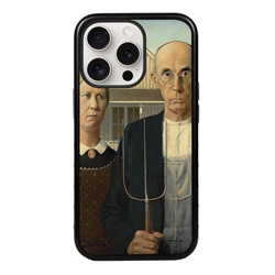 
Famous Art Case for iPhone 15 Pro Max (Wood – American Gothic) 