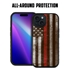 Guard Dog American Flag Protective Hybrid Case for iPhone 15 - Thin Red Line - Legend
