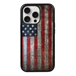 
Guard Dog American Flag Protective Hybrid Case for iPhone 15 Pro - American Might