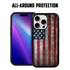 Guard Dog American Flag Protective Hybrid Case for iPhone 15 Pro - American Might
