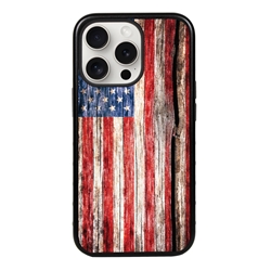 
Guard Dog American Flag Protective Hybrid Case for iPhone 15 Pro - Land of Liberty