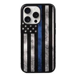 
Guard Dog American Flag Protective Case for iPhone 15 Pro - Thin Blue Line - Legend