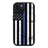 Guard Dog American Flag Protective Hybrid Case for iPhone 15 Plus - Thin Blue Line - Hero
