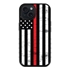 Guard Dog American Flag Protective Case for iPhone 15 Plus - Thin Red Line - Hero
