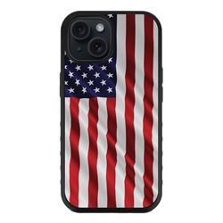 
Guard Dog American Flag Protective Hybrid Case for iPhone 15 Plus - Star Spangled Banner