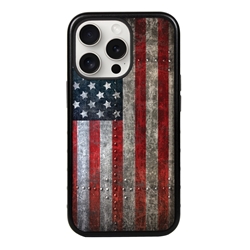 
Guard Dog American Flag Protective Hybrid Case for iPhone 15 Pro Max - American Might