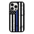 Guard Dog American Flag Protective Hybrid Case for iPhone 15 Pro Max - Thin Blue Line - Hero
