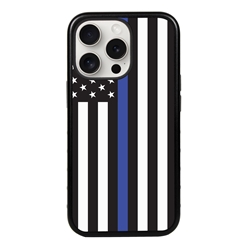 
Guard Dog American Flag Protective Hybrid Case for iPhone 15 Pro Max - Thin Blue Line - Honor
