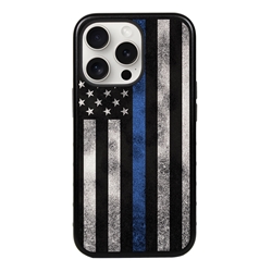 
Guard Dog American Flag Protective Case for iPhone 15 Pro Max - Thin Blue Line - Legend
