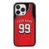 Personalized Basketball Jersey Case for iPhone 13 Pro (Black Case)
