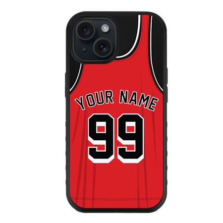 Personalized Basketball Jersey Case for iPhone 15 Plus
