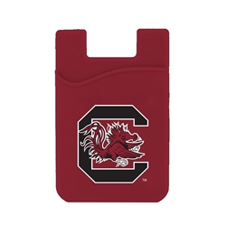 
South Carolina Gamecocks Silicone Card Holder/Phone Wallet