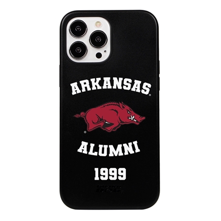 Collegiate Alumni Case for iPhone 13 Pro Max - Hybrid Arkansas Razorbacks - Personalized
