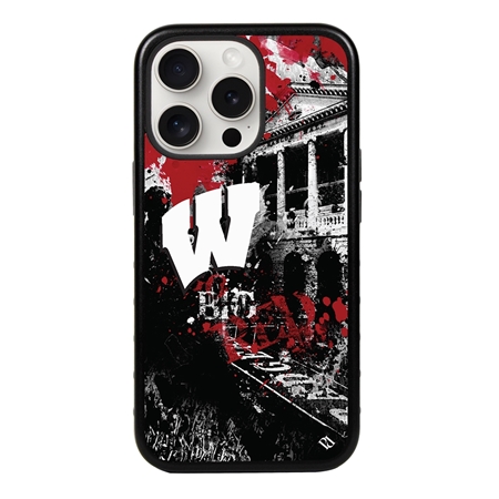 Guard Dog Wisconsin Badgers PD Spirit Phone Case for iPhone 15 Pro Max
