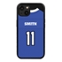 Personalized Football Jersey Case for iPhone 13 (Black Case)
