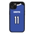Personalized Football Jersey Case for iPhone 13 Mini (Black Case)

