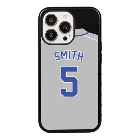 Personalized Baseball Jersey Case for iPhone 13 Pro (Black Case)
