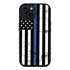 Guard Dog American Flag-Thin Blue Line-Hero Case for iPhone 15
