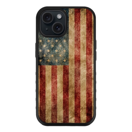 Guard Dog American Flag-Perseverance Case for iPhone 15 Plus
