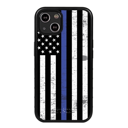 Guard Dog American Flag-Thin Blue-Hero Case for iPhone 13
