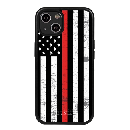 Guard Dog American Flag-Thin Red-Hero Case for iPhone 13
