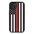 Guard Dog American Flag-Thin Red-Honor Case for iPhone 13
