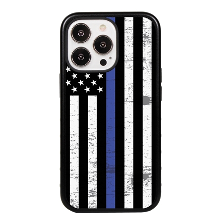 Guard Dog American Flag-Thin Blue-Hero Case for iPhone 13 Pro
