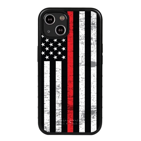 Guard Dog American Flag-Thin Red Line-Hero Case for iPhone 14
