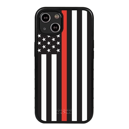 Guard Dog American Flag-Thin Red Line-Honor Case for iPhone 14
