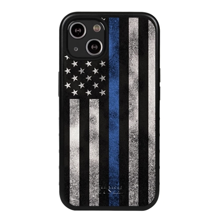Guard Dog American Flag-Thin Blue Line-Legend Case for iPhone 14
