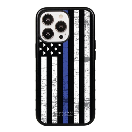 Guard Dog American Flag-Thin Blue Line-Hero Case for iPhone 14 Pro
