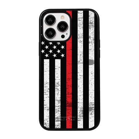 Guard Dog American Flag-Thin Red Line-Hero Case for iPhone 14 Pro Max
