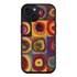 Famous Art Case for iPhone 15 Plus (Kandinsky - Squares with Concentric Rings) 
