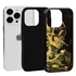 Famous Art Case for iPhone 14 Pro (Van Gogh - Skull with Burning Cigarette) 
