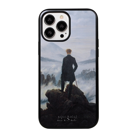 Famous Art Case for iPhone 14 Pro Max (Friedrich - Wanderer Above The Sea of Fog) 

