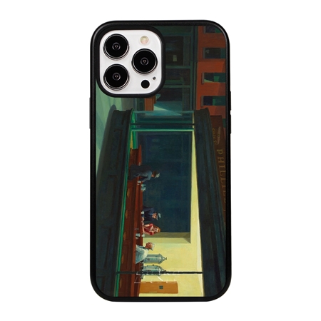 Famous Art Case for iPhone 14 Pro Max (Hopper - Nighthawks) 
