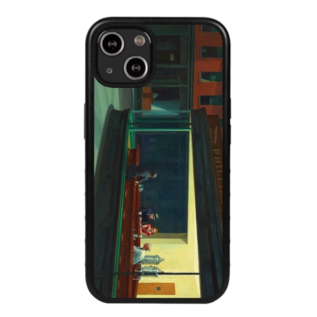 Famous Art Case for iPhone 13 (Hopper - Nighthawks) 
