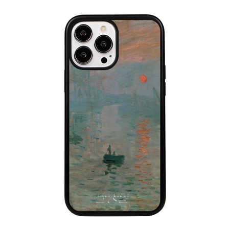 Famous Art Case for iPhone 13 Pro Max (Monet - Impression Sunrise) 
