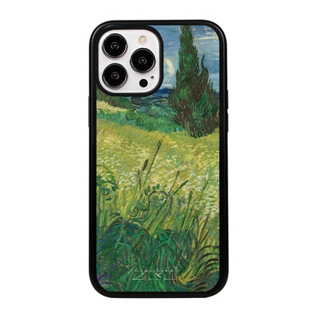 Famous Art Case for iPhone 13 Pro Max (Van Gogh - Green Field) 
