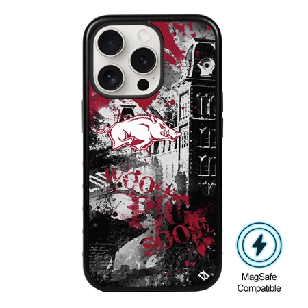 Guard Dog MagSafe Arkansas Razorbacks PD Spirit Case for iPhone 15 Pro
