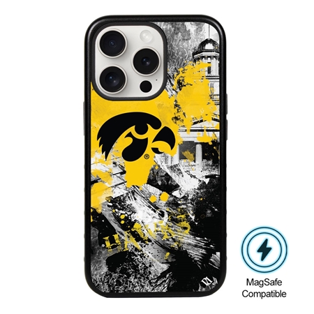 Guard Dog MagSafe Iowa Hawkeyes PD Spirit Case for iPhone 15 Pro
