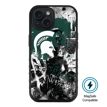 Guard Dog MagSafe Michigan State Spartans PD Spirit Case for iPhone 15 Plus
