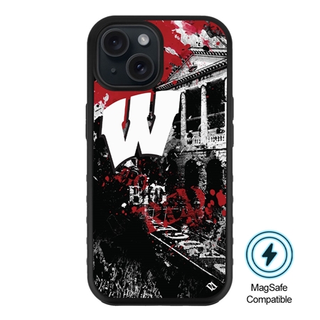 Guard Dog MagSafe Wisconsin Badgers PD Spirit Case for iPhone 15 Plus
