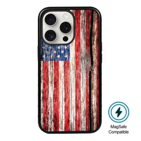 Guard Dog MagSafe American Flag-Land of Liberty Case for iPhone 15 Pro
