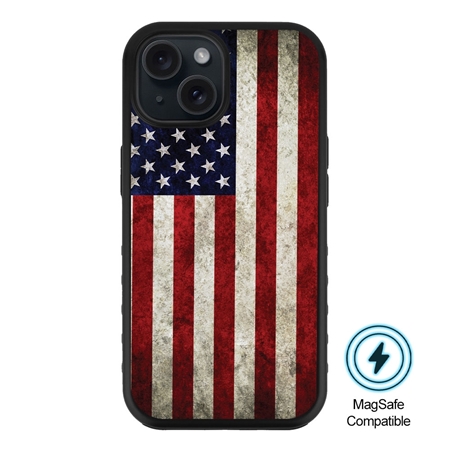 Guard Dog MagSafe American Flag-Old Glory Case for iPhone 15
