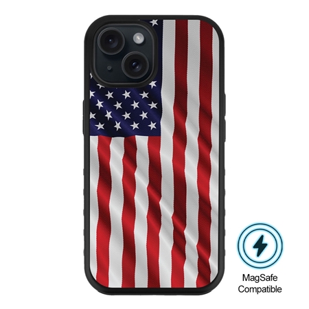 Guard Dog MagSafe American Flag-Star Spangled Banner Case for iPhone 15
