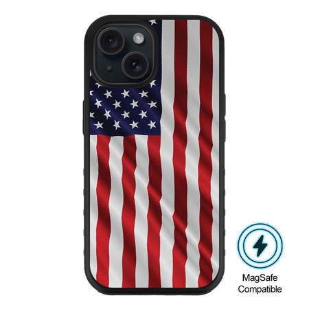 Guard Dog MagSafe American Flag-Star Spangled Banner Case for iPhone 15 Plus
